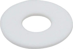 Made in USA - 3/8" Screw, PTFE Standard Flat Washer - 0.406" ID x 1" OD, 0.062" Thick, Plain Finish - Industrial Tool & Supply