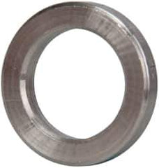 Made in USA - 1/8" Thick, 0.505" Inside x 3/4" OD, Round Shim - 7/16" Screw, Uncoated 300 Stainless Steel - Industrial Tool & Supply