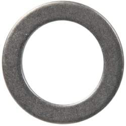 Made in USA - 0.06" Thick, 0.505" Inside x 3/4" OD, Round Shim - 7/16" Screw, Uncoated 302/304 Stainless Steel - Industrial Tool & Supply