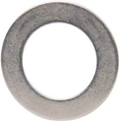 Made in USA - 0.03" Thick, 0.63" Inside x 1" OD, Round Shim - 9/16" Screw, Uncoated 302/304 Stainless Steel - Industrial Tool & Supply