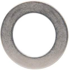 Made in USA - 0.03" Thick, 0.63" Inside x 1" OD, Round Shim - 9/16" Screw, Uncoated 302/304 Stainless Steel - Industrial Tool & Supply