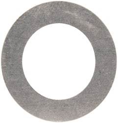 Made in USA - 0.005" Thick, 0.63" Inside x 1" OD, Round Shim - 9/16" Screw, Uncoated 302/304 Stainless Steel - Industrial Tool & Supply