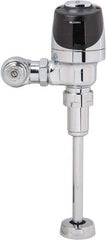 Sloan Valve Co. - 3/4" Spud Coupling, 3/4" Pipe, Urinal Automatic Flush Valve - Handle Opening, 1 Gal per Flush, Plastic Cover, Powered by 4 AA Batteries - Industrial Tool & Supply