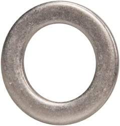 Made in USA - 0.09" Thick, 0.63" Inside x 1" OD, Round Shim - 9/16" Screw, Uncoated 302/304 Stainless Steel - Industrial Tool & Supply