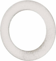 Made in USA - 0.012" Thick, 0.755" Inside x 1-1/8" OD, Round Shim - 5/8" Screw, Uncoated 302/304 Stainless Steel - Industrial Tool & Supply