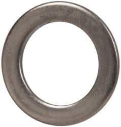Made in USA - 0.09" Thick, 3/4" Inside x 1-1/8" OD, Round Shim - 5/8" Screw, Uncoated 302/304 Stainless Steel - Industrial Tool & Supply