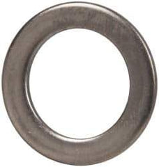 Made in USA - 0.09" Thick, 3/4" Inside x 1-1/8" OD, Round Shim - 5/8" Screw, Uncoated 302/304 Stainless Steel - Industrial Tool & Supply