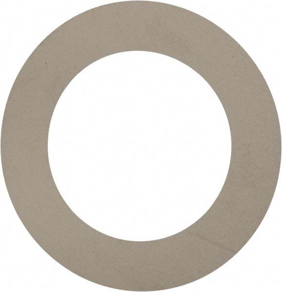 Made in USA - 0.002" Thick, 7/8" Inside x 1-3/8" OD, Round Shim - 3/4" Screw, Uncoated 302/304 Stainless Steel - Industrial Tool & Supply