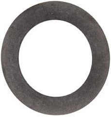 Made in USA - 0.024" Thick, 1" Inside x 1-1/2" OD, Round Shim - 7/8" Screw, Uncoated 302/304 Stainless Steel - Industrial Tool & Supply