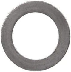 Made in USA - 0.03" Thick, 1" Inside x 1-1/2" OD, Round Shim - 7/8" Screw, Uncoated 302/304 Stainless Steel - Industrial Tool & Supply