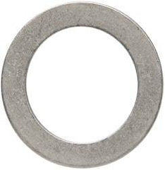 Made in USA - 0.06" Thick, 1-1/8" Inside x 1-5/8" OD, Round Shim - Uncoated 302/304 Stainless Steel - Industrial Tool & Supply