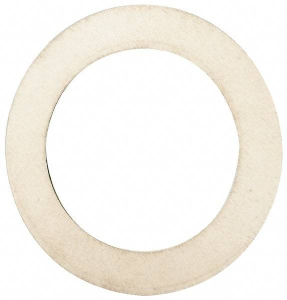 Made in USA - 0.008" Thick, 1-1/8" Inside x 1-5/8" OD, Round Shim - Uncoated 302/304 Stainless Steel - Industrial Tool & Supply