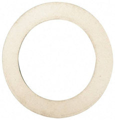 Made in USA - 0.008" Thick, 1-1/8" Inside x 1-5/8" OD, Round Shim - Uncoated 302/304 Stainless Steel - Industrial Tool & Supply