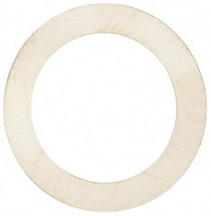 Made in USA - 0.001" Thick, 1-1/4" Inside x 1-3/4" OD, Round Shim - Uncoated 302/304 Stainless Steel - Industrial Tool & Supply