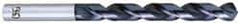 OSG - 8.90016mm 120° Vanadium High Speed Steel Jobber Drill - TiCN Finish, Right Hand Cut, Spiral Flute, Straight Shank, 125mm OAL, Standard Point - Industrial Tool & Supply
