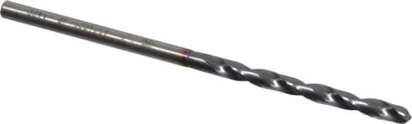 OSG - 2.49936mm 120° Vanadium High Speed Steel Jobber Drill - TiCN Finish, Right Hand Cut, Spiral Flute, Straight Shank, 57mm OAL, Standard Point - Industrial Tool & Supply