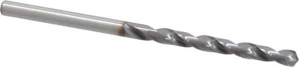 OSG - 4.0005mm 120° Vanadium High Speed Steel Jobber Drill - TiCN Finish, Right Hand Cut, Spiral Flute, Straight Shank, 75mm OAL, Standard Point - Industrial Tool & Supply