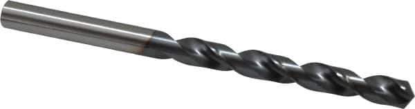 OSG - 7.29996mm 120° Vanadium High Speed Steel Jobber Drill - TiCN Finish, Right Hand Cut, Spiral Flute, Straight Shank, 109mm OAL, Standard Point - Industrial Tool & Supply