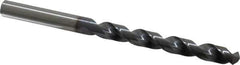 OSG - 8.6995mm 120° Vanadium High Speed Steel Jobber Drill - TiCN Finish, Right Hand Cut, Spiral Flute, Straight Shank, 125mm OAL, Standard Point - Industrial Tool & Supply