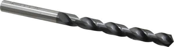 OSG - 8.8011mm 120° Vanadium High Speed Steel Jobber Drill - TiCN Finish, Right Hand Cut, Spiral Flute, Straight Shank, 125mm OAL, Standard Point - Industrial Tool & Supply