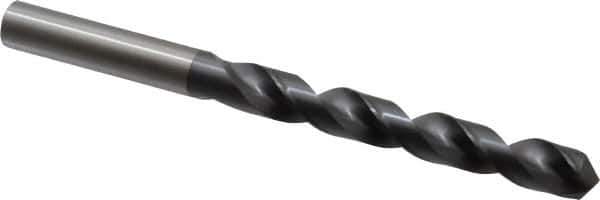 OSG - 10.39876mm 120° Vanadium High Speed Steel Jobber Drill - TiCN Finish, Right Hand Cut, Spiral Flute, Straight Shank, 133mm OAL, Standard Point - Industrial Tool & Supply
