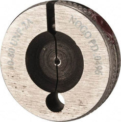 Vermont Gage - 0-80 No Go Single Ring Thread Gage - Class 2A, Tool Steel - Industrial Tool & Supply