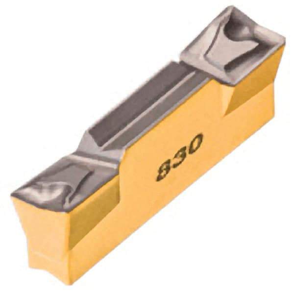 Iscar - 6004HFPR Grade IC5010, 6mm Cutting Width Carbide Grooving Insert - 3mm Max Depth of Cut, Right Hand, 0.4mm Corner Radius, TiCN/Al2O3/TiN Finish - Industrial Tool & Supply