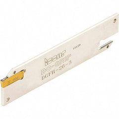 Iscar - 3 to 3.18mm Groove Width, Neutral Cut, DGFH Indexable Grooving Blade - DGN-P, DGN-UT/UA, DGN-Z, DGN/DGNC/DGNM-C, DGN/DGNM-J/JS/JT, DGR-Z/ZS, DGR/L-C DGRC/LC-C, DGR/L-J/JS Insert Style, Series Do-Grip & Heli-Grip - Industrial Tool & Supply