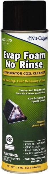 Nu-Calgon - HVAC Cleaners & Scale Removers Container Size (oz.): 18 Container Type: Aerosol - Industrial Tool & Supply