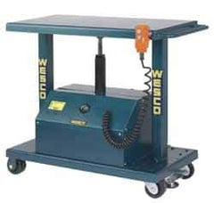 Wesco Industrial Products - 2,000 Lb Capacity Powered Post Lift Table - 30-1/2" Lift Height, 36" Platform Length x 24" Platform Width - Industrial Tool & Supply