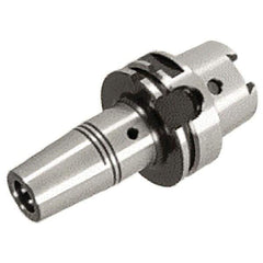 Iscar - 5/16" Hole Diam, HSK100A Taper Shank Shrink Fit Tool Holder & Adapter - 4-3/4" Projection, 0.827" Nose Diam, 1.42" Clamping Depth, 20,000 RPM, Through Coolant - Exact Industrial Supply