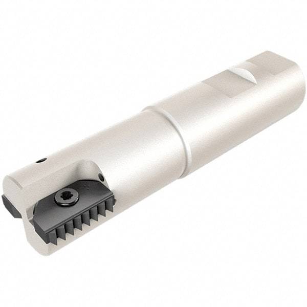 Iscar - 1-1/4" Cut Diam, 0.394" Max Depth of Cut, Indexable Square Shoulder End Mill - M16 Modular Connection, 90° Lead Angle, Through Coolant, Series FlexFit, Heli2000 - Industrial Tool & Supply