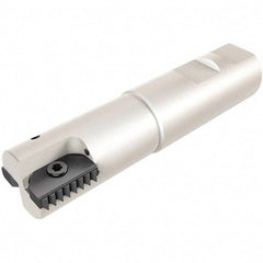Iscar - 1-1/4" Cut Diam, 0.394" Max Depth of Cut, Indexable Square Shoulder End Mill - M16 Modular Connection, 90° Lead Angle, Through Coolant, Series FlexFit, Heli2000 - Industrial Tool & Supply