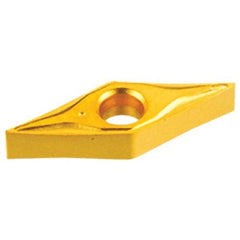 Iscar - VNMG2.5-1 NF Grade IC428 Carbide Turning Insert - TiC/Al2O3 Finish, 35° Diamond, 9/32" Inscr Circle, 5/32" Thick, 1/64" Corner Radius - Industrial Tool & Supply