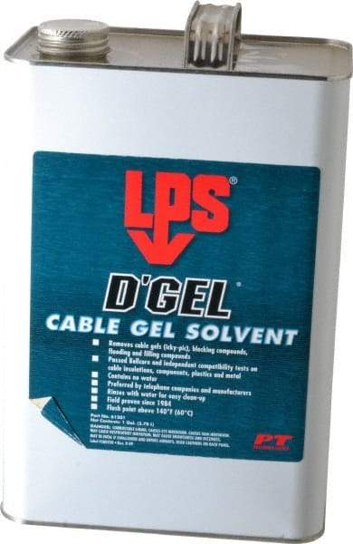 LPS - 1 Gal Bottle Cable Cleaner - Liquid, Citrus & Petroleum Distillate, Unscented - Industrial Tool & Supply