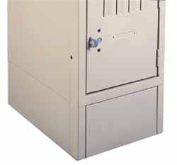 Tennsco - 15" Wide6" High, Locker Front Base - Industrial Tool & Supply