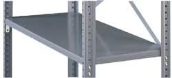 Tennsco - 36" Wide, 1" High, Open Shelving Extra Shelves for Commercial Shelving - Steel, 18" Deep, Use with Tennsco Commercial Shelving - Industrial Tool & Supply
