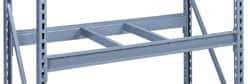 Tennsco - 2,150 Lb Capacity Bulk Storage Shelf Beam Kit - 96" Wide x 3-5/8" High x 48" Deep x 1-1/2" Thick, Medium Gray - Industrial Tool & Supply