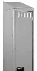 Tennsco - 12" Wide15" Deep, Locker Slope Top - Industrial Tool & Supply