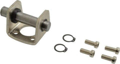 SMC PNEUMATICS - Air Cylinder Double Clevis - For 1-1/2" Air Cylinders, Use with NCGD - Industrial Tool & Supply