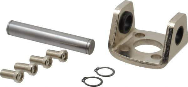 SMC PNEUMATICS - Air Cylinder Double Clevis - For 2-1/2" Air Cylinders, Use with NCGD - Industrial Tool & Supply