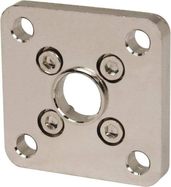 SMC PNEUMATICS - Air Cylinder Flange Mount - For 1-1/4" Air Cylinders, Use with NCGF/G - Industrial Tool & Supply