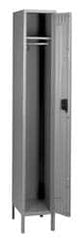Tennsco - 1 Door, 1 Tier, Locker - Industrial Tool & Supply