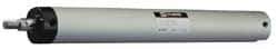 SMC PNEUMATICS - 2-1/2" Bore Double Acting Air Cylinder - 1/4 Port, 1/2-20 Rod Thread, 140 Max psi, 40 to 140°F - Industrial Tool & Supply