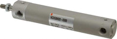 SMC PNEUMATICS - 3/4" Bore Double Acting Air Cylinder - 1/8 Port, 1/4-28 Rod Thread, 140 Max psi, 40 to 140°F - Industrial Tool & Supply