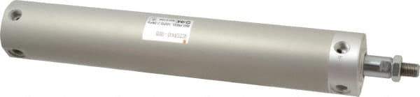 SMC PNEUMATICS - 1-1/2" Bore Double Acting Air Cylinder - 1/8 Port, 7/16-20 Rod Thread, 140 Max psi, 40 to 140°F - Industrial Tool & Supply