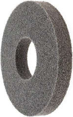 3M - 8" Diam, 1" Face Width, 3" Center Hole, Fine Grade, Silicon Carbide Deburring Wheel - Unitized, Soft Density 2 Grade - Industrial Tool & Supply