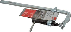 Bessey - 2-1/4" Deep Throat, 8" Max Capacity, Standard Sliding Arm Clamp - 400 Lb Clamping Pressure, 0.465" Spindle Diam - Industrial Tool & Supply