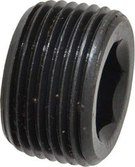 Value Collection - 3/4-14, 5/8" OAL, Alloy Steel Socket Pressure Plug - Uncoated, 3/4" Taper per Foot, 9/16" Hex Key - Industrial Tool & Supply
