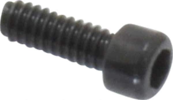 Value Collection - #0-80 UNF Hex Socket Drive, Socket Cap Screw - Alloy Steel, Black Oxide Finish, Fully Threaded, 3/16" Length Under Head - Industrial Tool & Supply